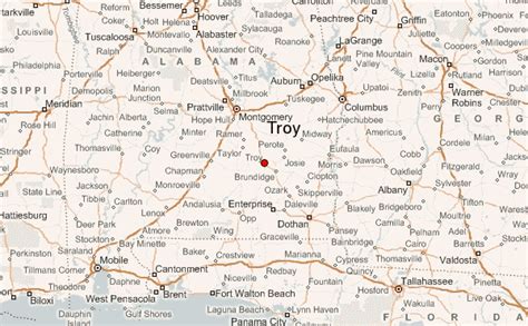 where is troy located|map of troy alabama.
